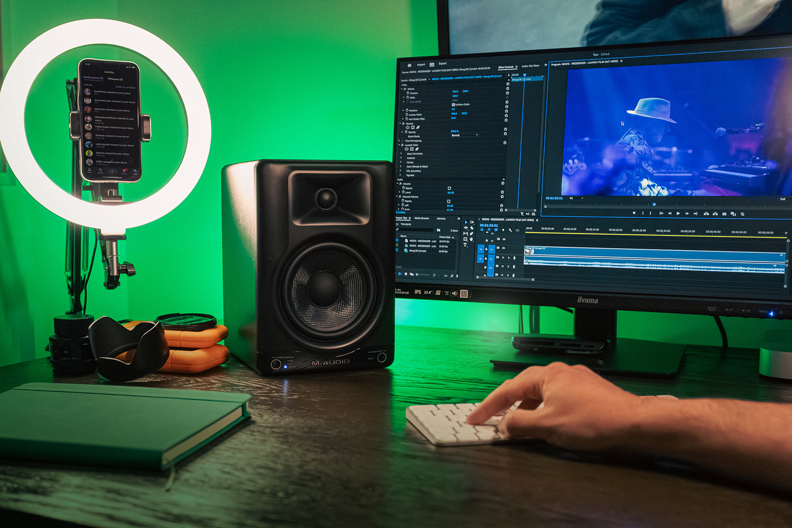 M-audio Bx5bt - La Paire - Aktive studio monitor - Variation 7