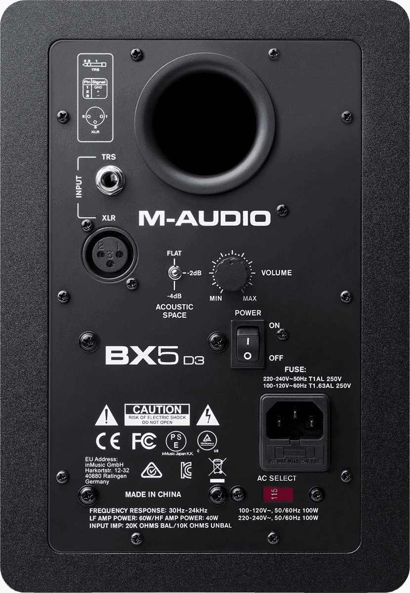 M-audio Bx5d3 Single - La PiÈce - Aktive studio monitor - Variation 2