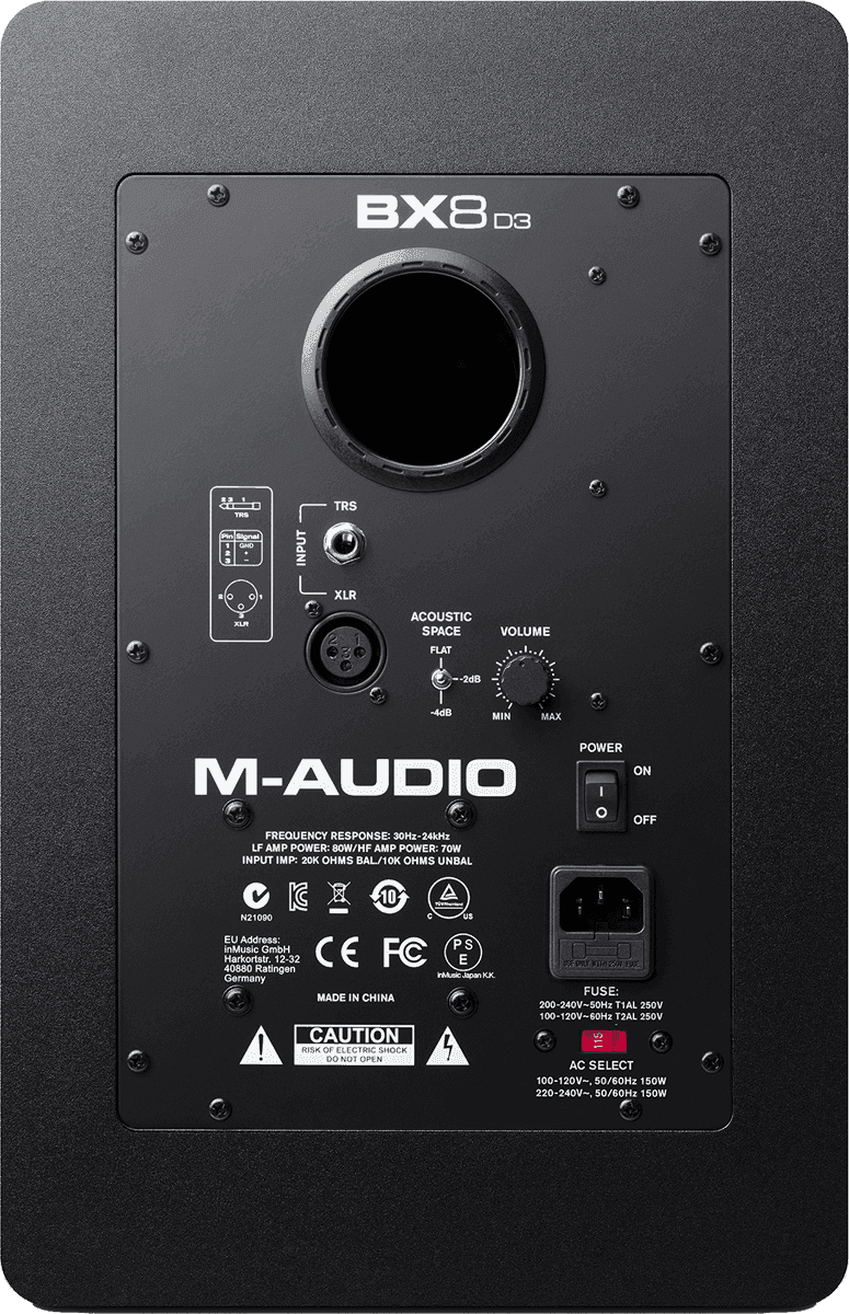 M-audio Bx8d3 Single - La PiÈce - Aktive studio monitor - Variation 2