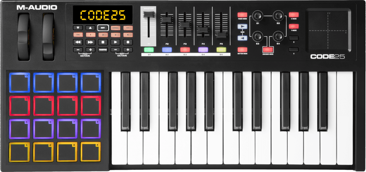 M-audio Code 25 Black - Masterkeyboard - Main picture