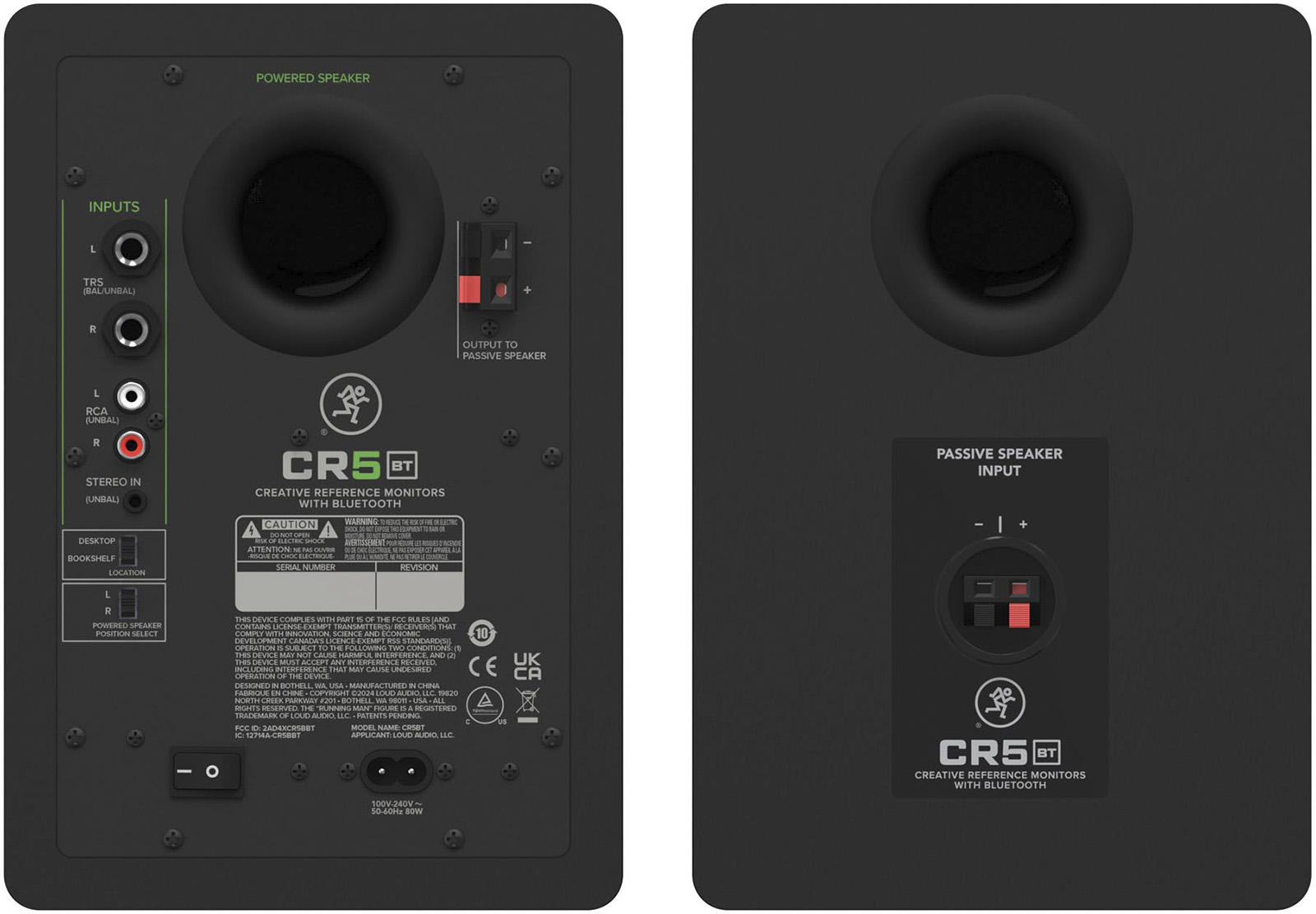 Mackie Cr5 Bt - La Paire - Aktive studio monitor - Variation 3