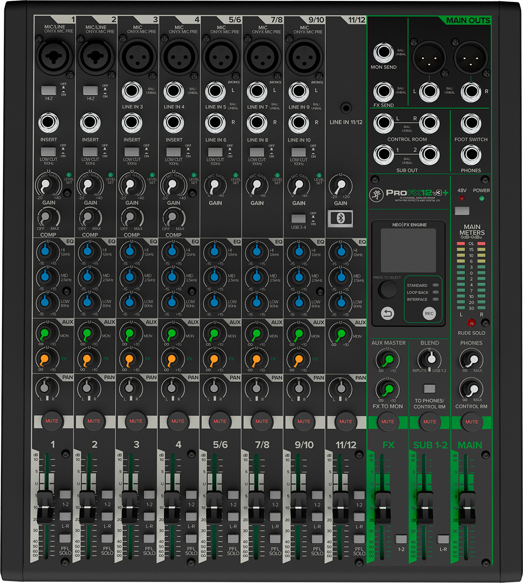 Mackie Profx 12 V3+ - Analoges Mischpult - Main picture