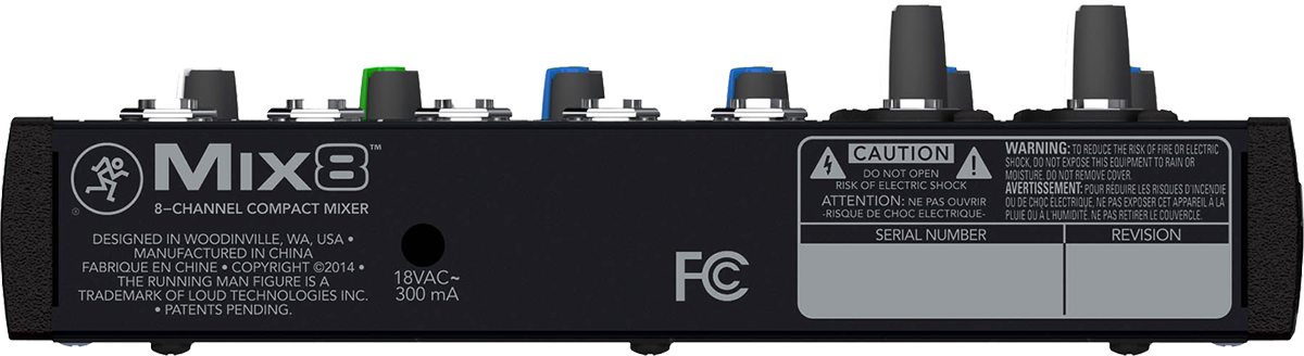 Mackie Mix8 - Analoges Mischpult - Variation 2