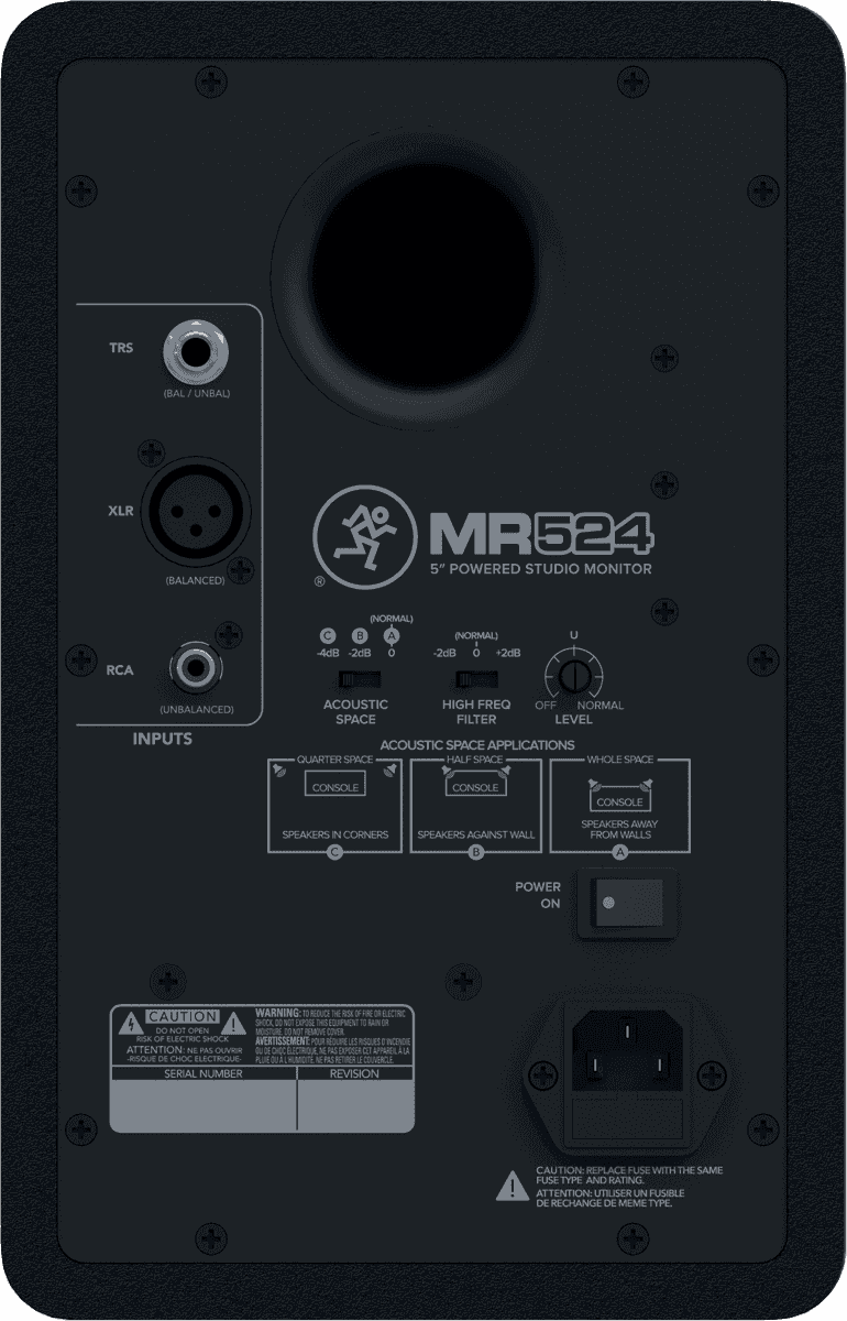 Mackie Mr524 - La PiÈce - Aktive studio monitor - Variation 2