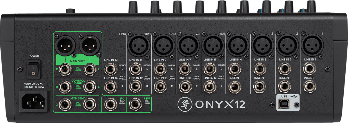 Mackie Onyx 12 - Analoges Mischpult - Variation 2