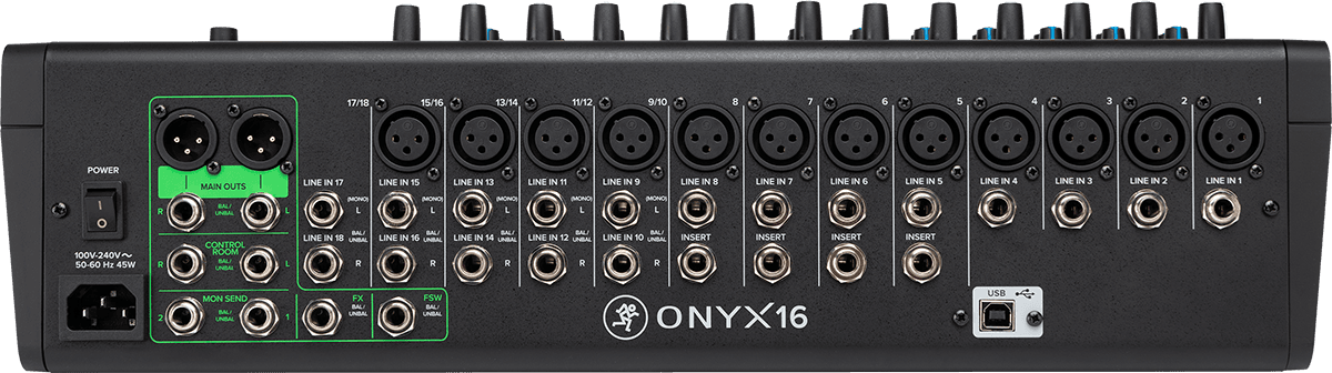 Mackie Onyx 16 - Analoges Mischpult - Variation 2