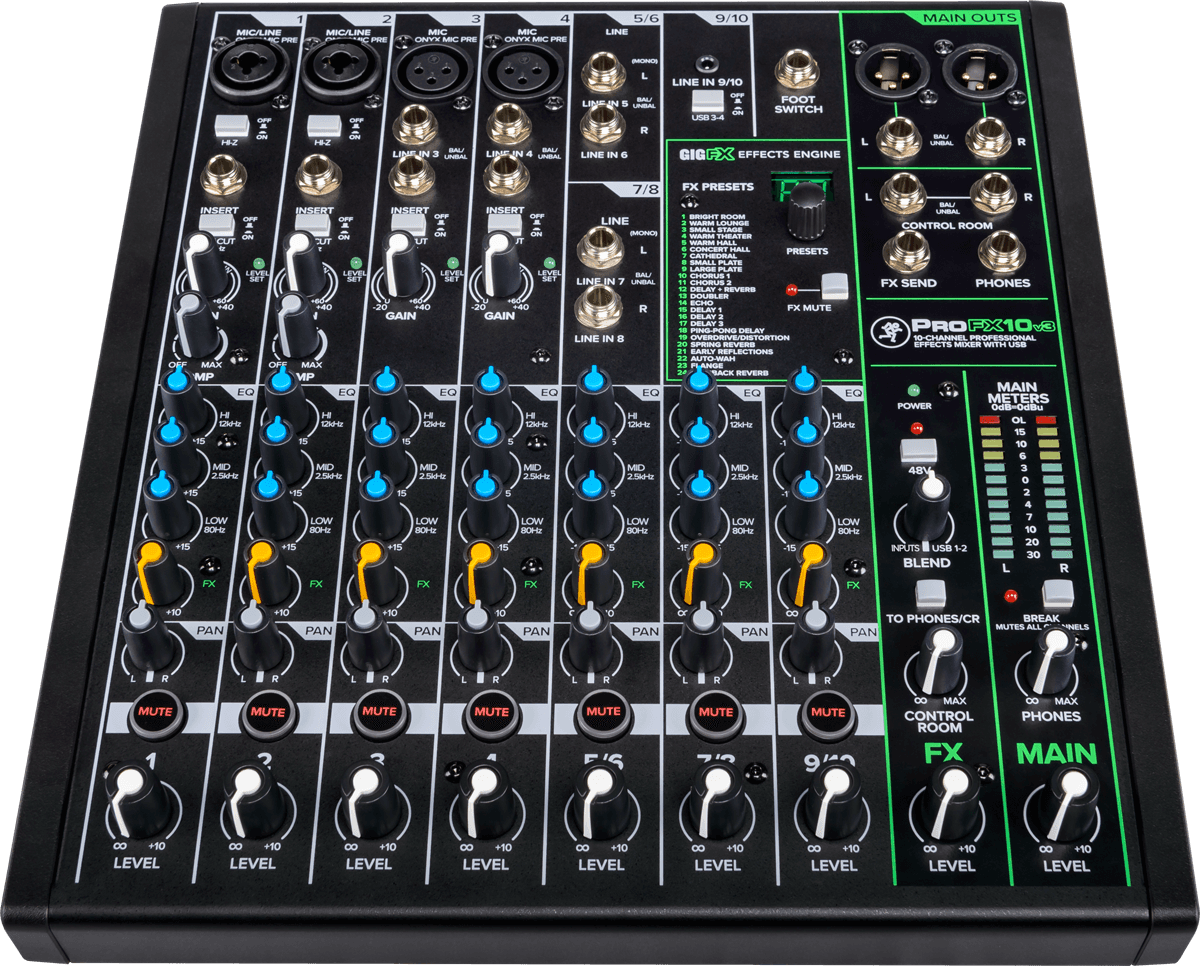 Mackie Profx 10v3 - Analoges Mischpult - Variation 3