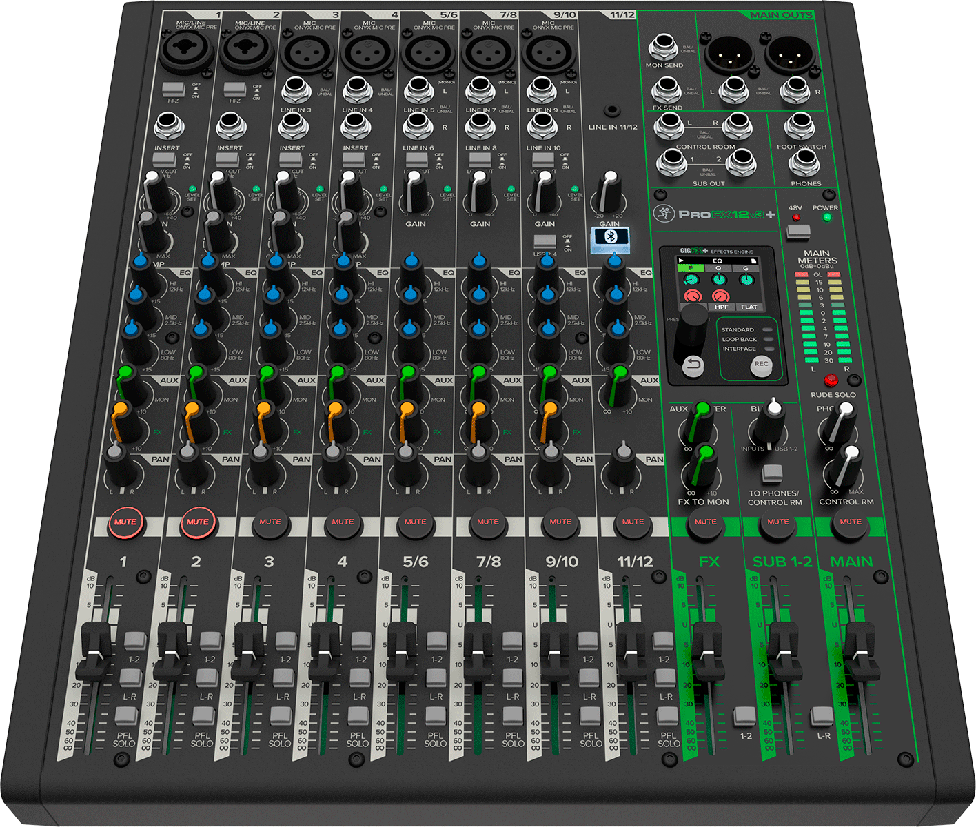 Mackie Profx 12 V3+ - Analoges Mischpult - Variation 2