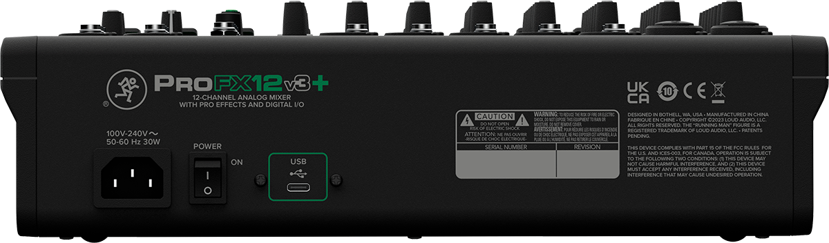 Mackie Profx 12 V3+ - Analoges Mischpult - Variation 1