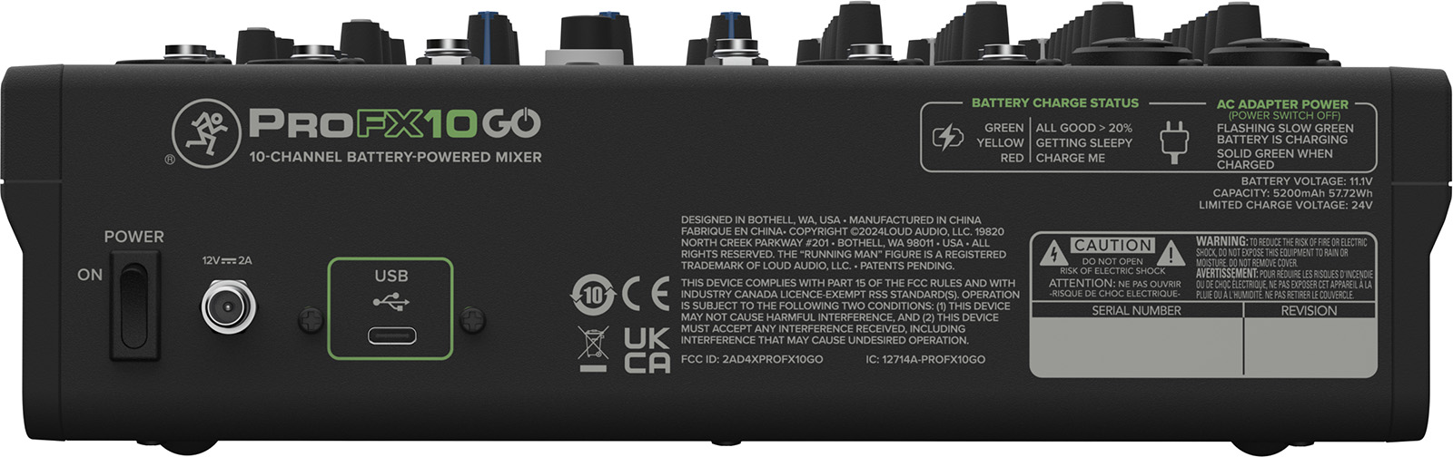 Mackie Profx10go - Analoges Mischpult - Variation 2