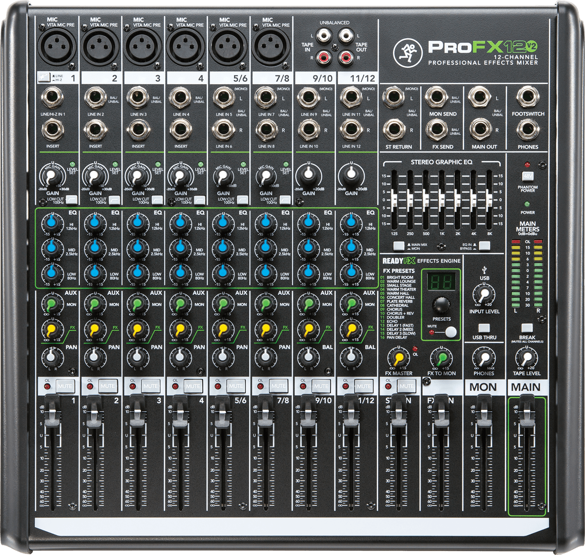 Mackie Profx12v2 - Analoges Mischpult - Variation 2