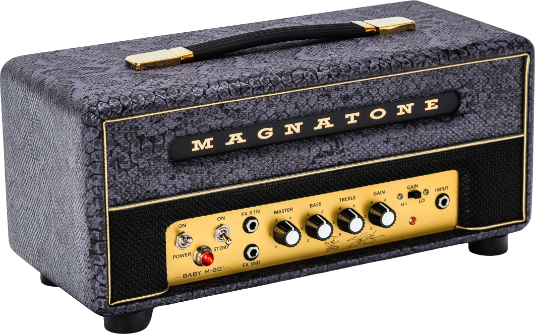 Magnatone Slash Baby M80 Head Signature 12w Purple Python - E-Gitarre Topteil - Main picture