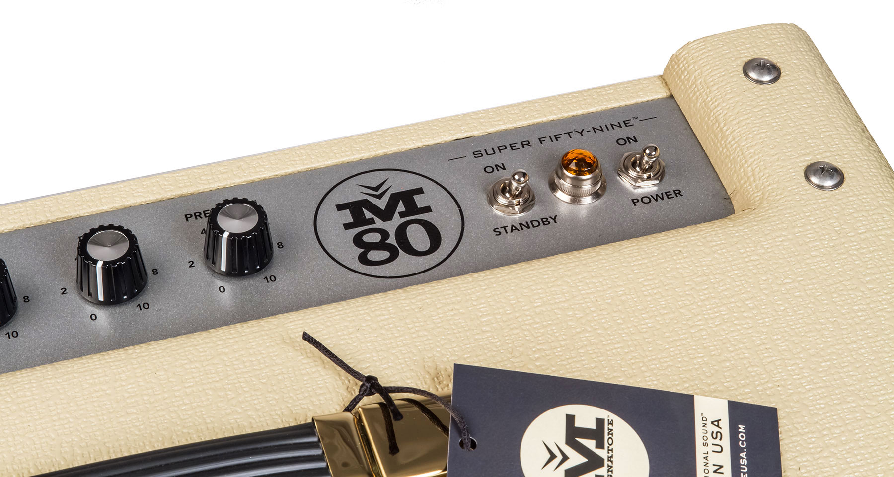 Magnatone Master Collection Super Fifty-nine M-80 Combo 45w 1x12 Gold - Combo für E-Gitarre - Variation 3