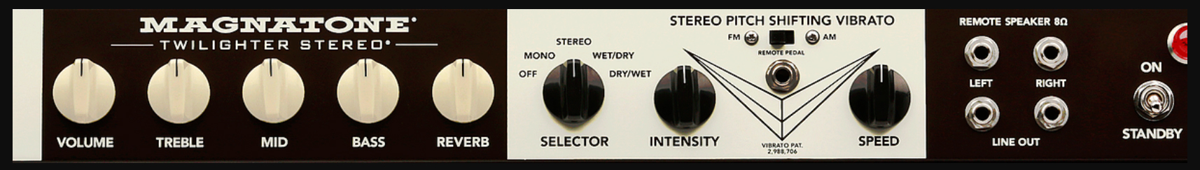 Magnatone Traditional Collection Twilighter Stereo Head 22w - E-Gitarre Topteil - Variation 1