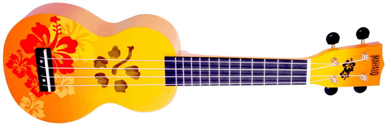 Mahalo Md1haorb Soprano Designer +housse - HawaÏ Orange Burst - Ukulele - Main picture