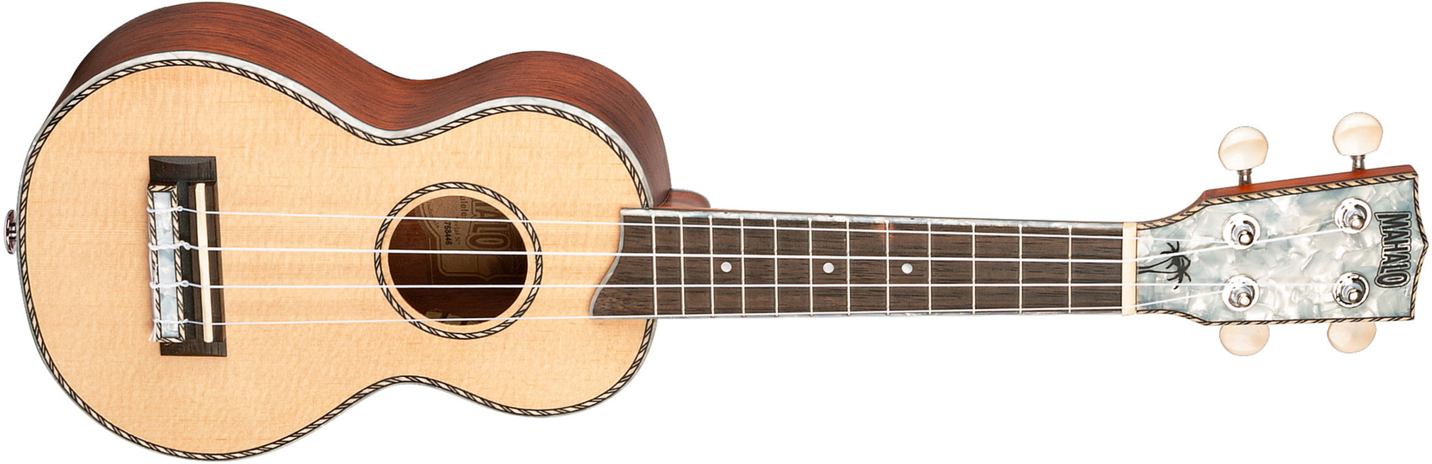 Mahalo Mp1 Pearl Soprano Epicea Acajou Eb - Natural Matt - Ukulele - Main picture