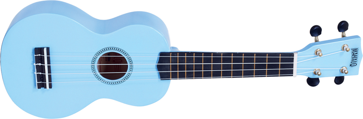 Mahalo Mr1 Rainbow Soprano Tout Sengon +housse - Sky Blue Gloss - Ukulele - Main picture