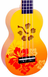 Ukulele Mahalo Designer MD1HAORB Soprano +Bag - Hawaï orange burst