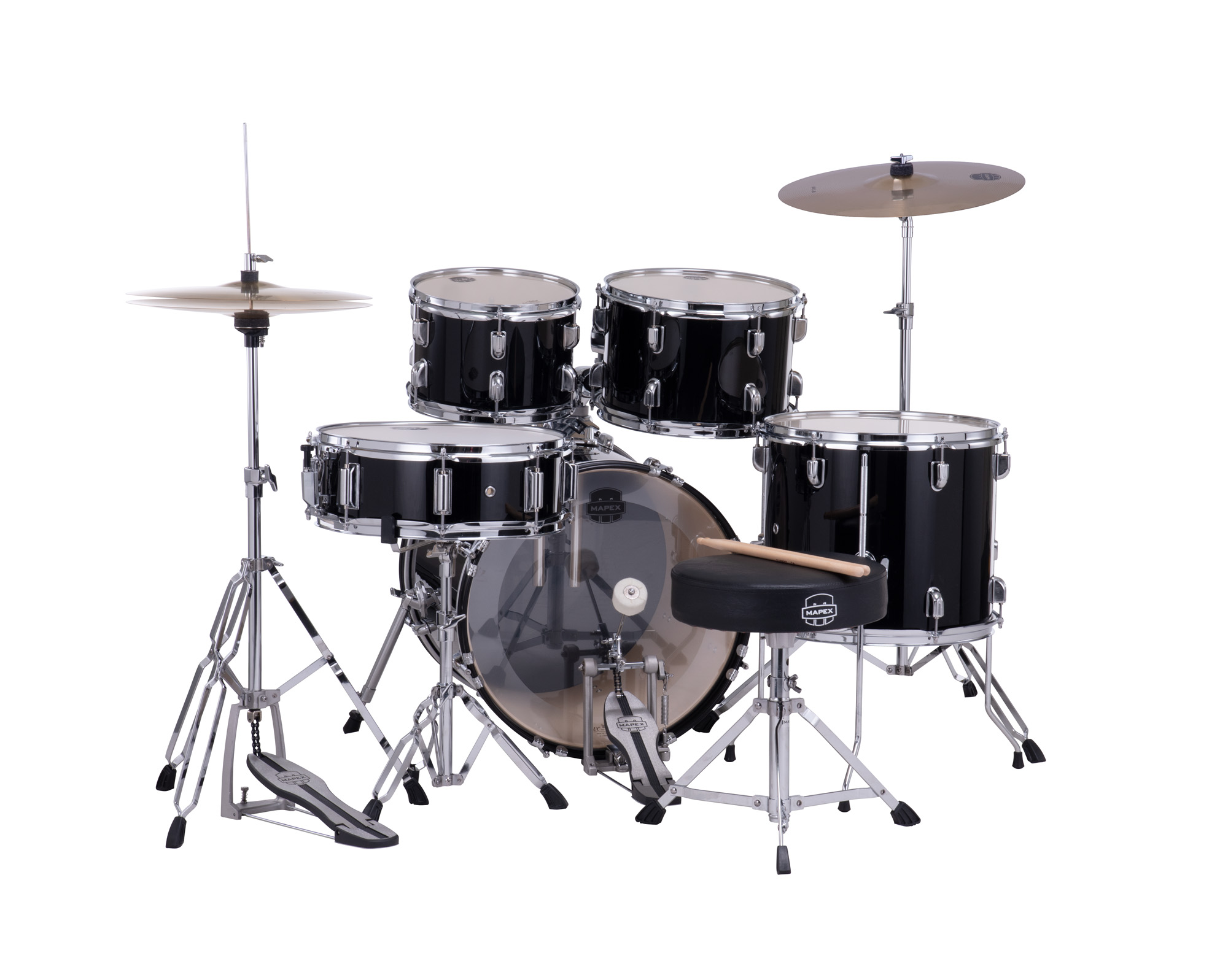 Mapex Comet 18 Jazz Junior Kit - Noir - Junior Akustik Schlagzeug - Variation 1