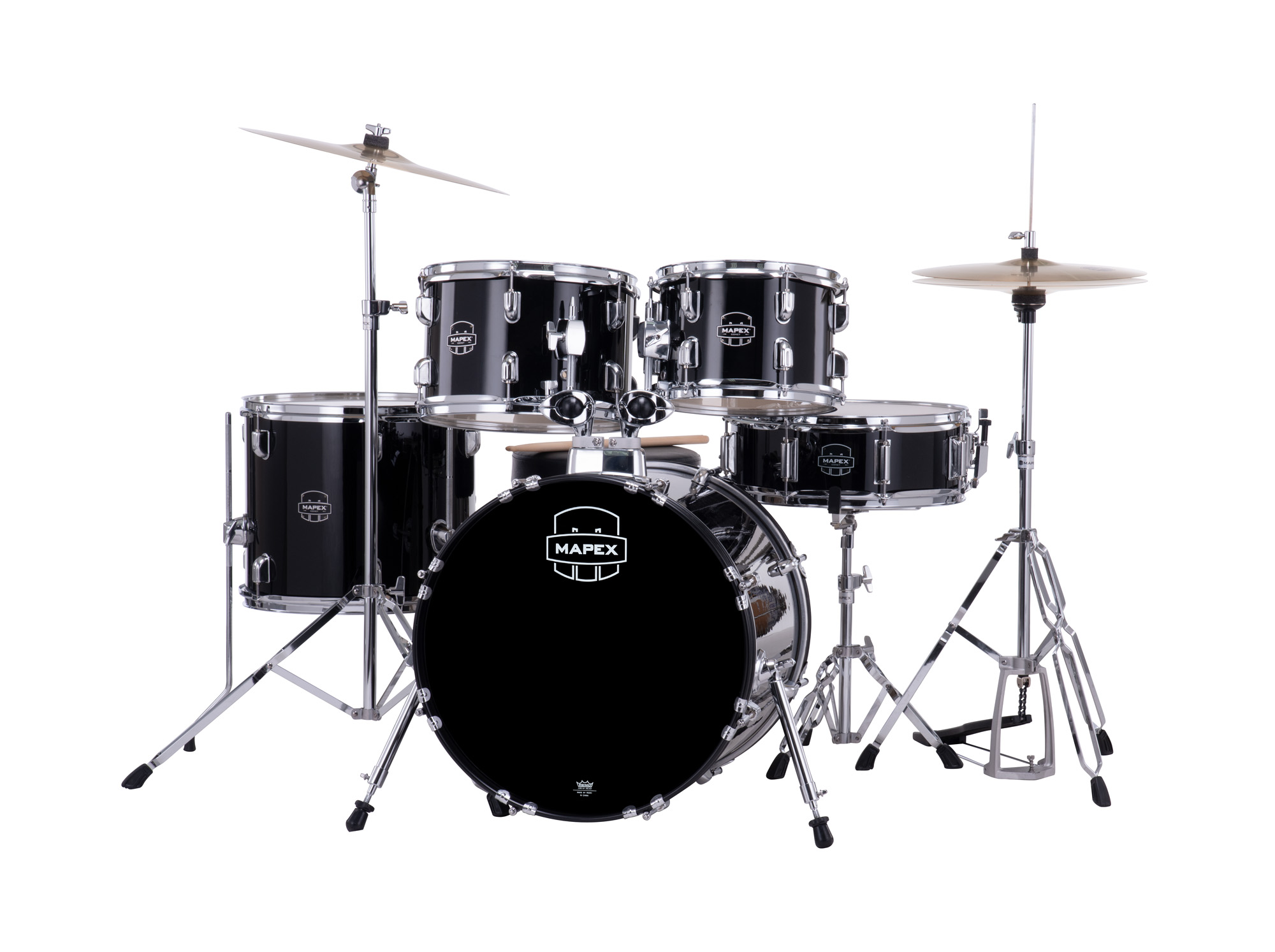 Mapex Comet 18 Jazz Junior Kit - Noir - Junior Akustik Schlagzeug - Variation 2
