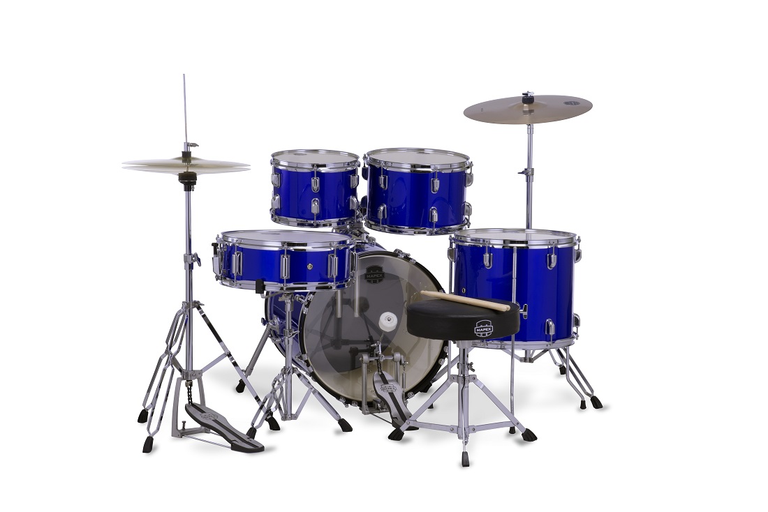 Mapex Comet 20 Fusion Kit - Indigo Blue - Akustik Schlagzeug Fusion - Variation 1