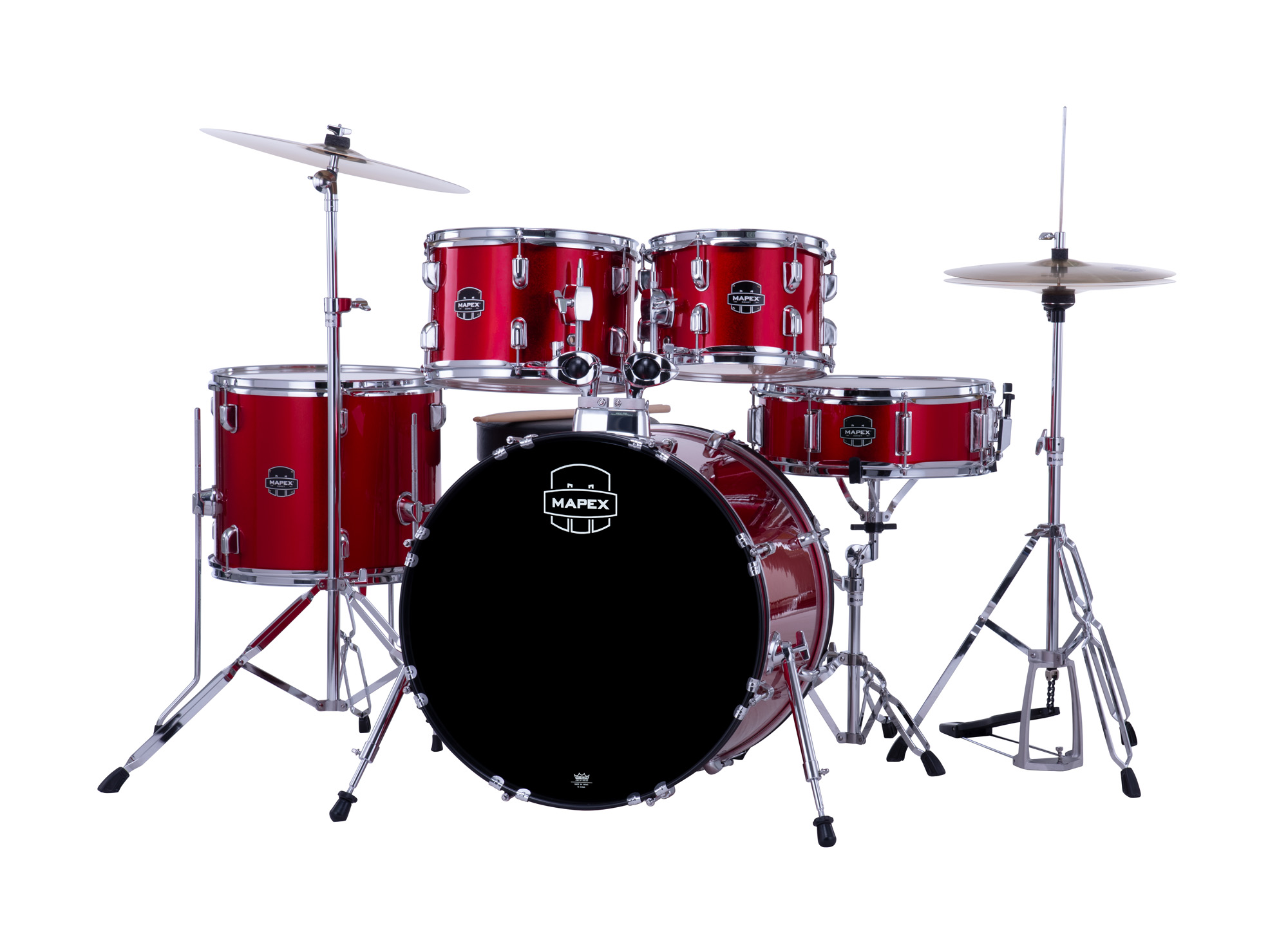 Mapex Comet 20 Fusion Kit - 5 FÛts - Infra Red - Akustik Schlagzeug Fusion - Variation 1