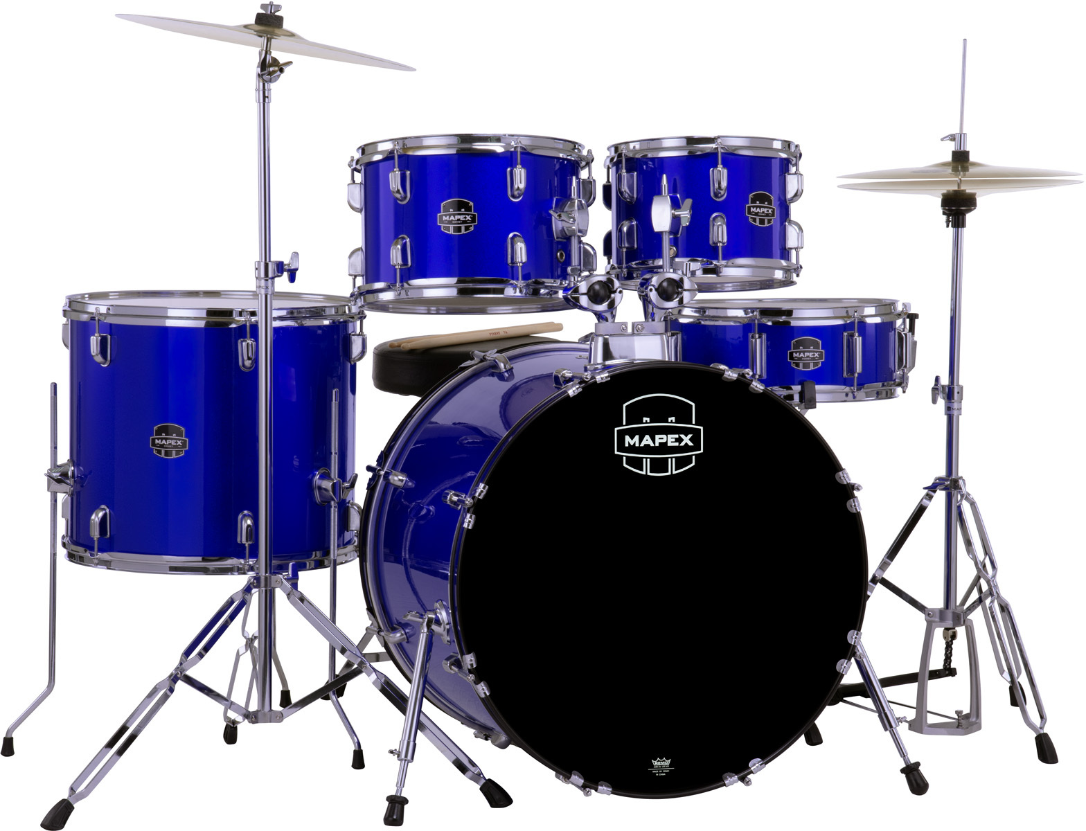 Mapex Comet 22 Stage Kit - Indigo Blue - Bühne Akustik Schlagzeug - Main picture