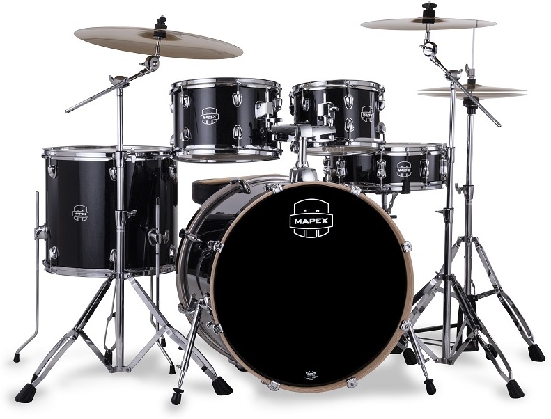 Mapex Venus Rock 22'' - 5 FÛts - Black Galaxy Sparkle - Akustik Schlagzeug Rock - Main picture