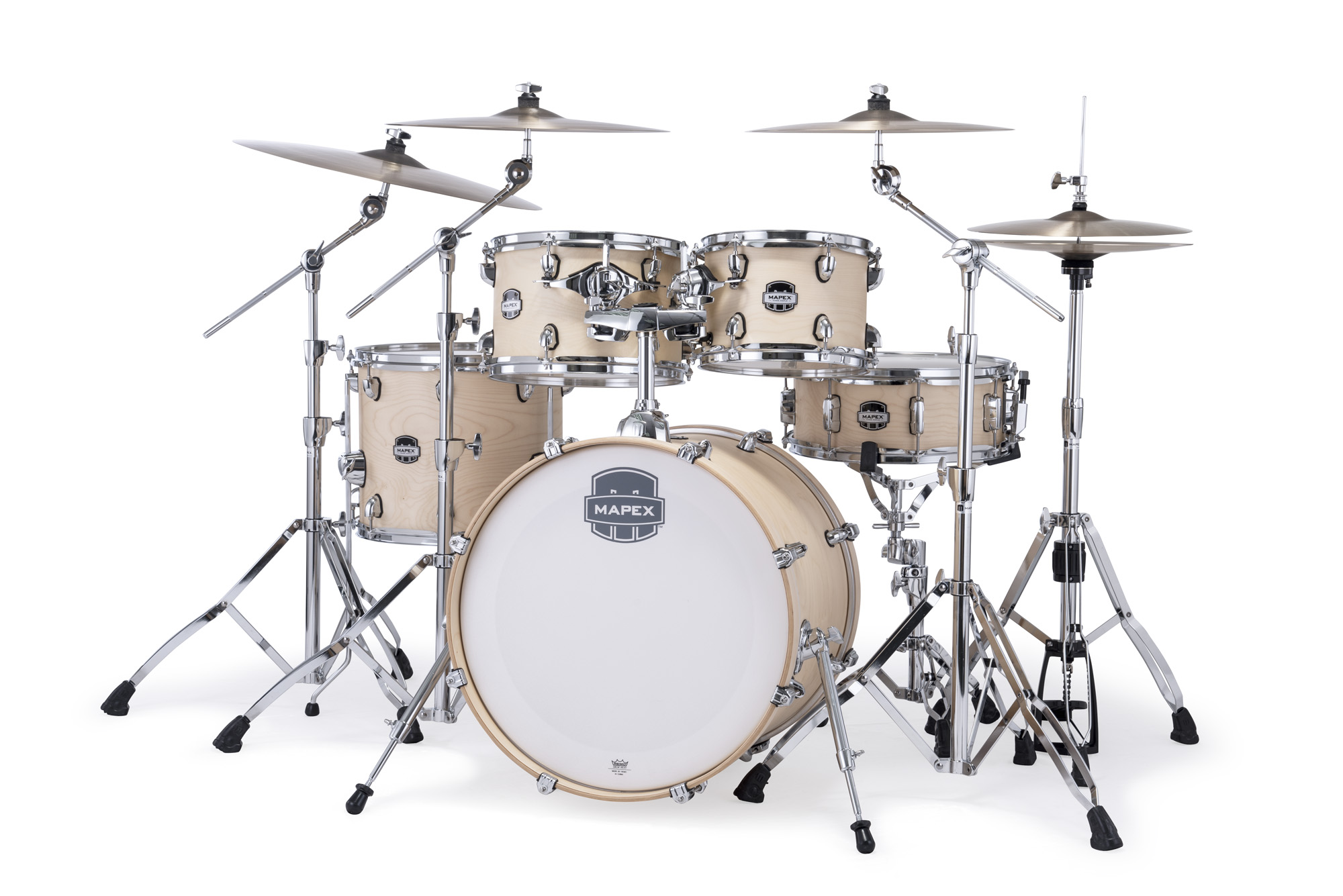 Mapex Mars Maple 20'' / 5f - 5 FÛts - Natural Satin - Akustik Schlagzeug Fusion - Variation 1