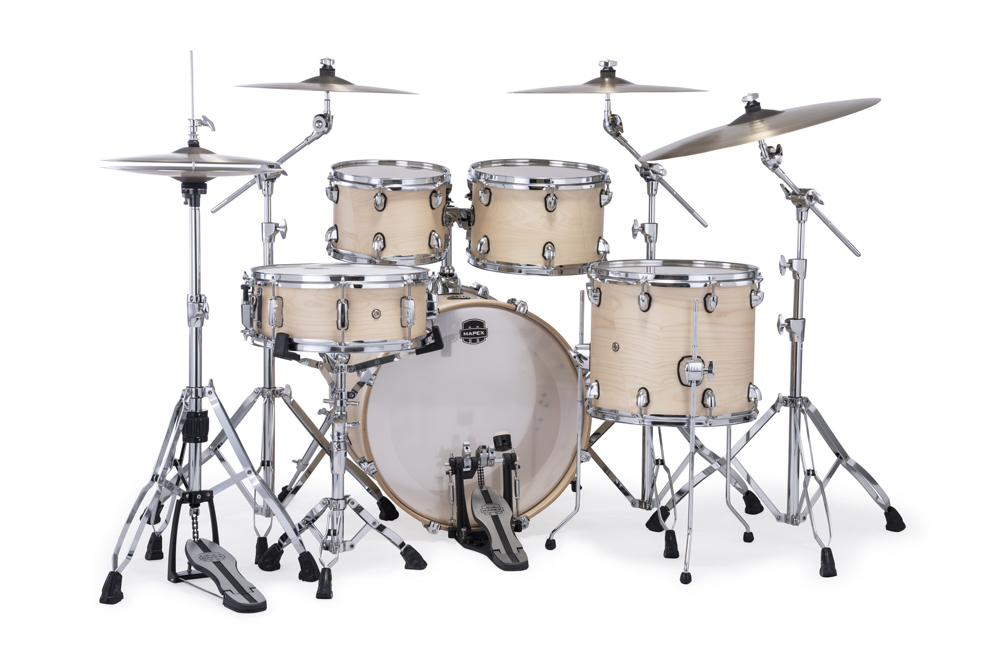 Mapex Mars Maple 20'' / 5f - 5 FÛts - Natural Satin - Akustik Schlagzeug Fusion - Variation 2