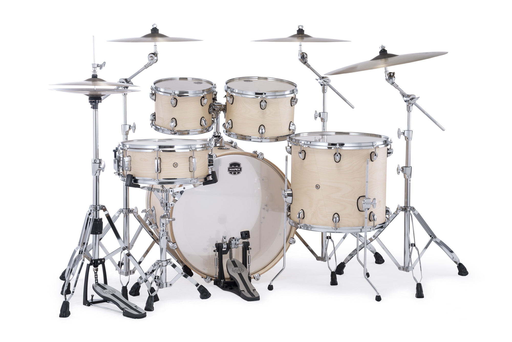 Mapex Mars Maple 22'' / 5f - 5 FÛts - Natural Satin - Akustik Schlagzeug Rock - Variation 2