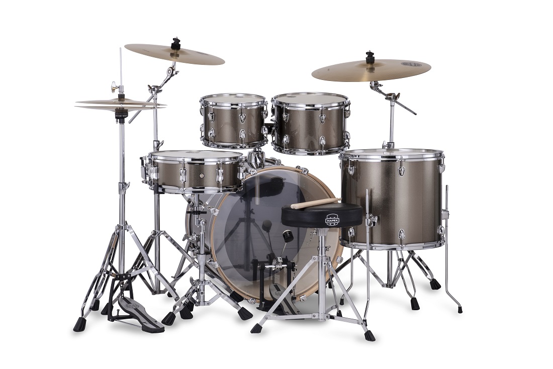 Mapex Venus Fusion 20'' - 5 FÛts - Copper Metallic - Akustik Schlagzeug Fusion - Variation 1