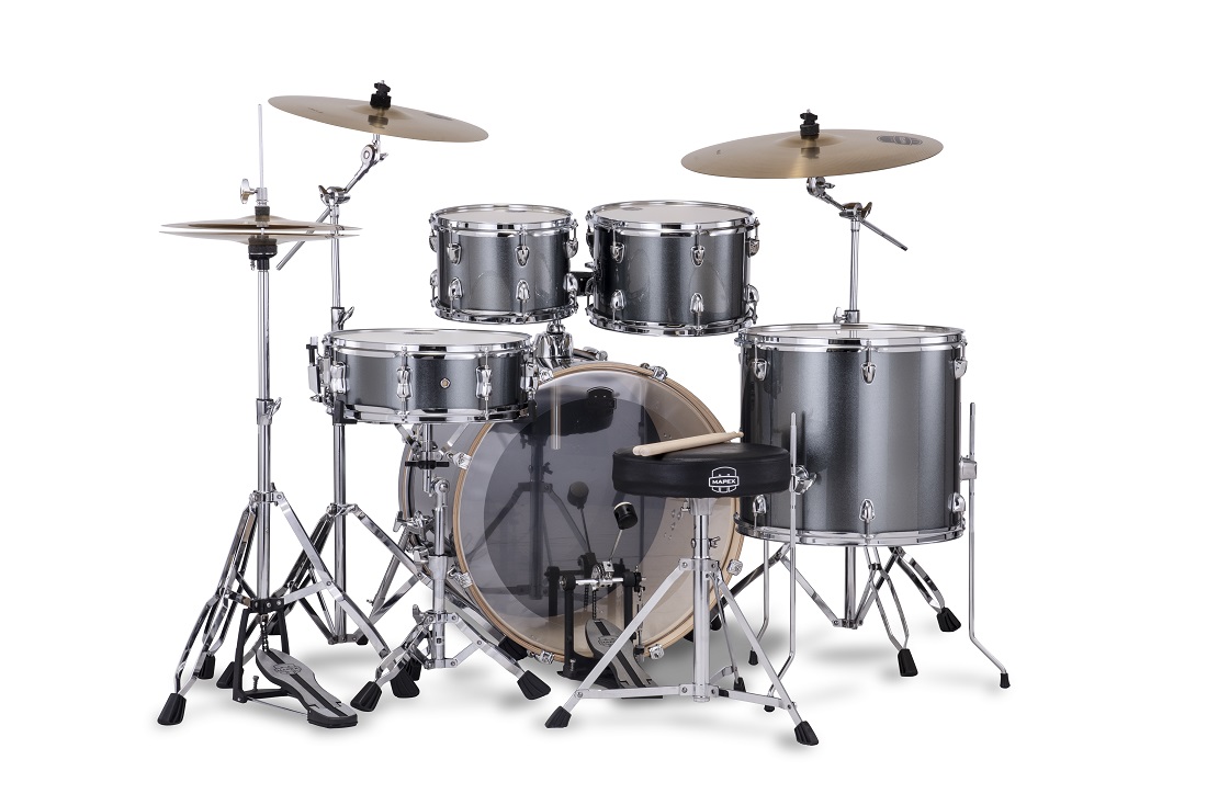 Mapex Venus Fusion 20'' - 5 FÛts - Steel Blue Metallic - Akustik Schlagzeug Fusion - Variation 2