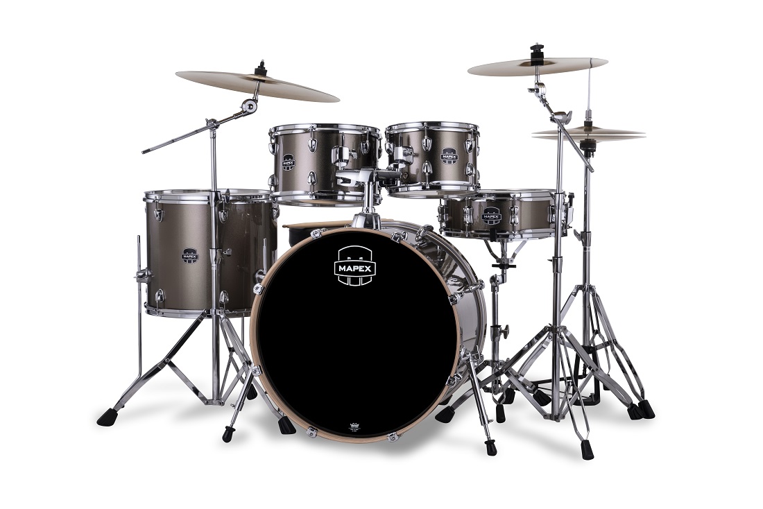 Mapex Venus Rock 22'' - 5 FÛts - Copper Metallic - Akustik Schlagzeug Rock - Variation 1