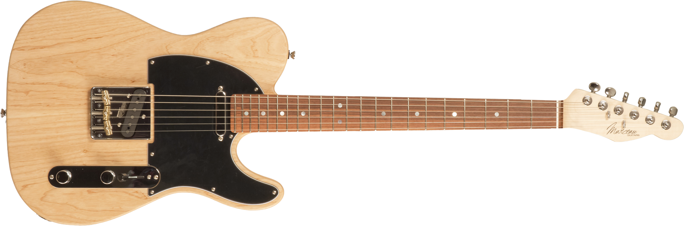 Marceau Guitars Elegante Traditional 2s Ht Pf #t316424 - Natural Satin - E-Gitarre in Teleform - Main picture