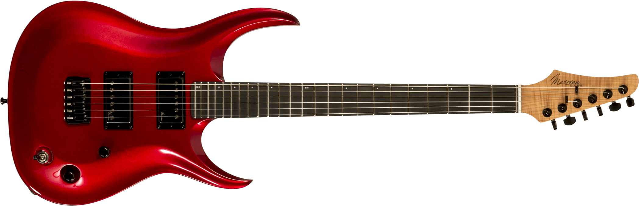 Marceau Guitars Redoutable Standard 2h Ht Ric #s43724 - Candy Apple Red - E-Gitarre aus Metall - Main picture
