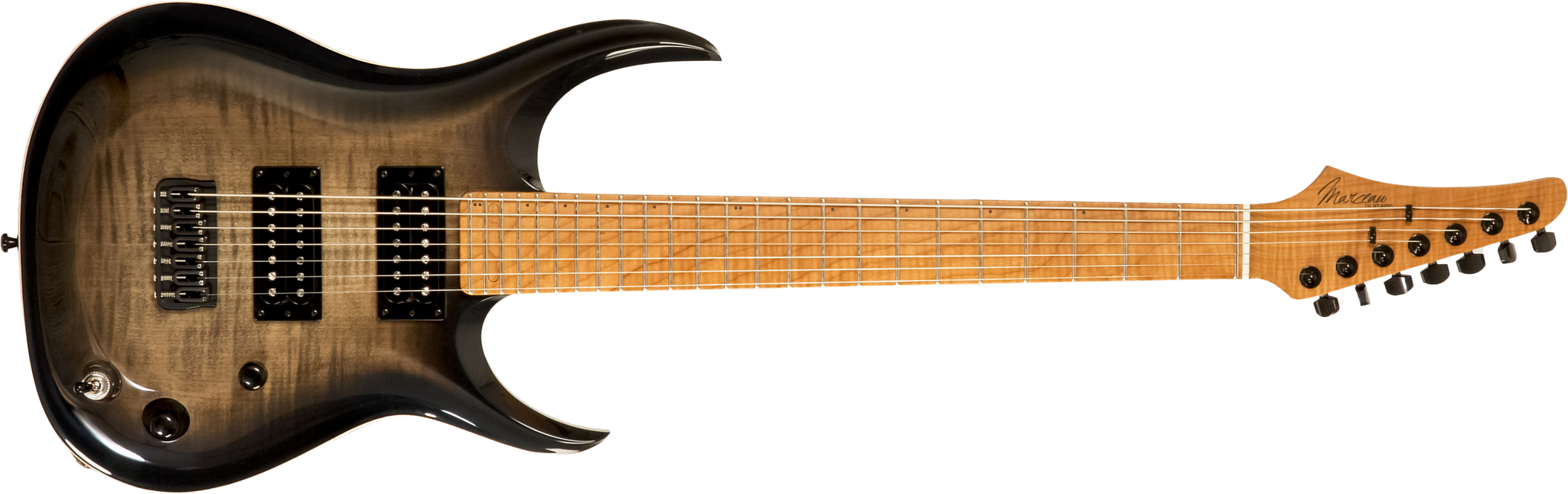Marceau Guitars Redoutable Standard 7c 2h Ht Ric #s43824 - Burst - E-Gitarre aus Metall - Main picture