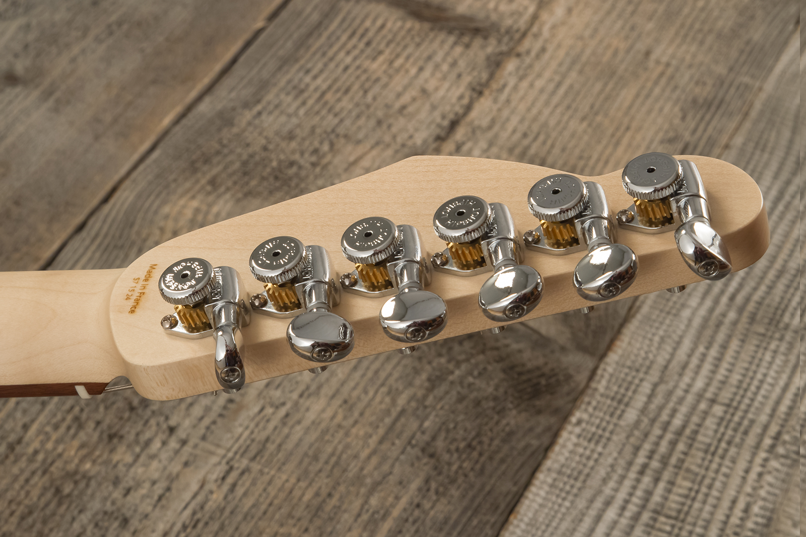 Marceau Guitars Deferlante Standard 2s Trem Pf #s71524 - Copper - Retro-Rock-E-Gitarre - Variation 10
