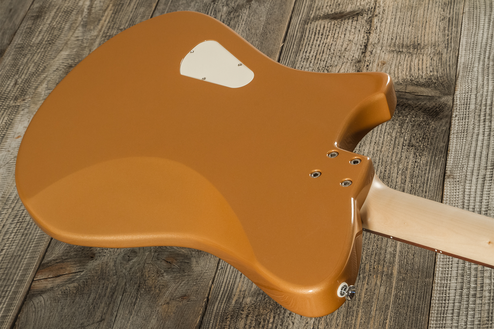 Marceau Guitars Deferlante Standard 2s Trem Pf #s71524 - Copper - Retro-Rock-E-Gitarre - Variation 6
