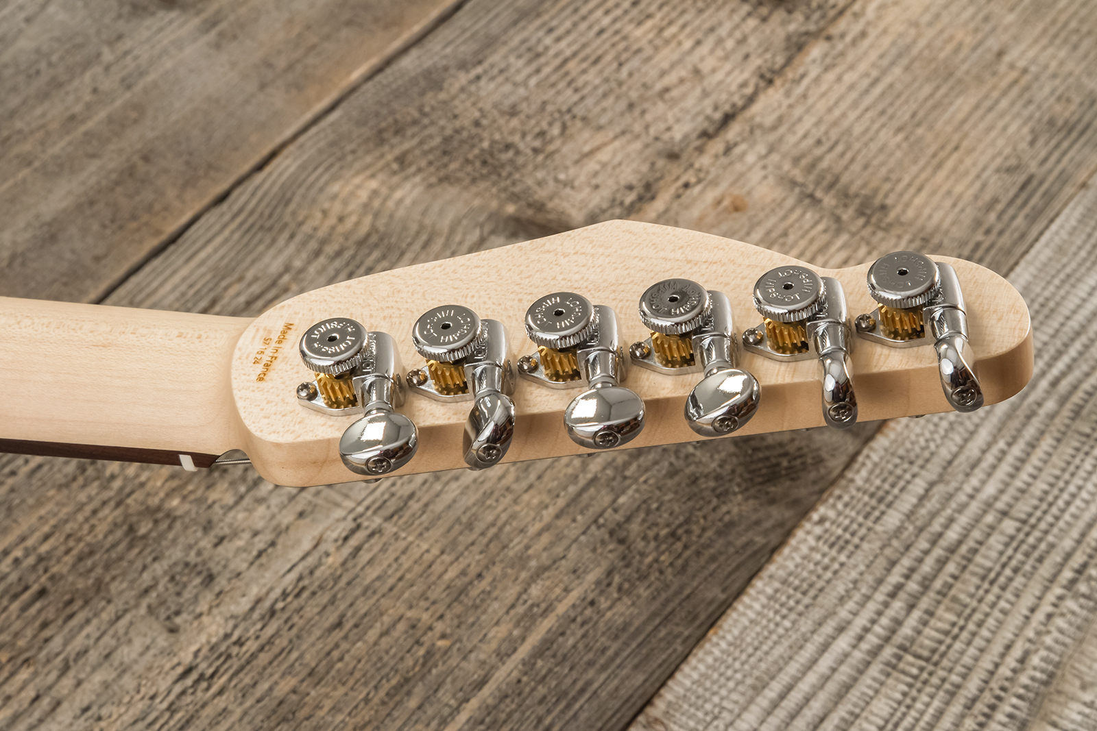 Marceau Guitars Deferlante Standard 2s Trem Pf #s71624 - Lake Placid Blue - Retro-Rock-E-Gitarre - Variation 11