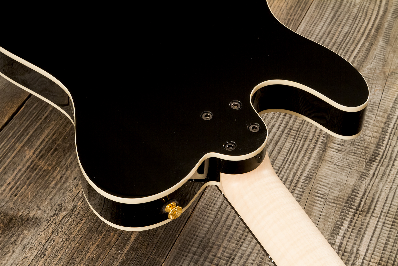 Marceau Guitars Elegante Custom Traditional Sh Ht Mn #t316024 - Black - E-Gitarre in Teleform - Variation 7
