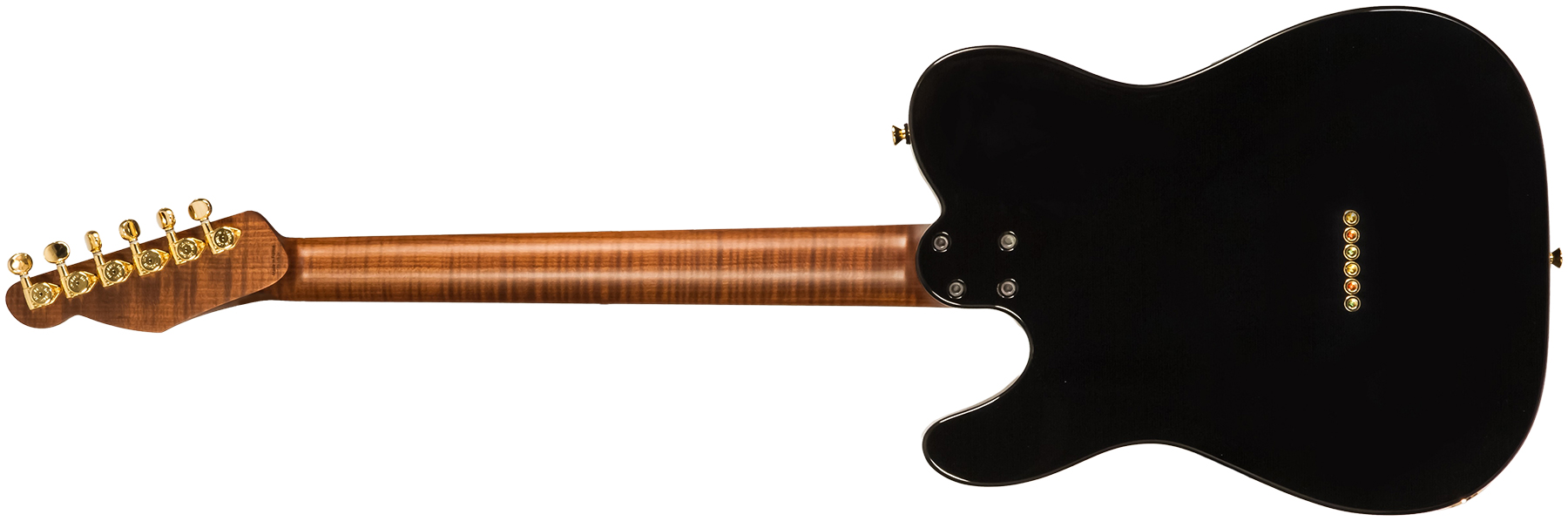 Marceau Guitars Elegante Traditional 2s Ht Mn #t315924 - Black - E-Gitarre in Teleform - Variation 1