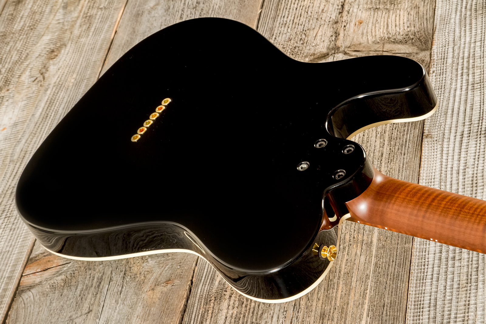 Marceau Guitars Elegante Traditional 2s Ht Mn #t315924 - Black - E-Gitarre in Teleform - Variation 6