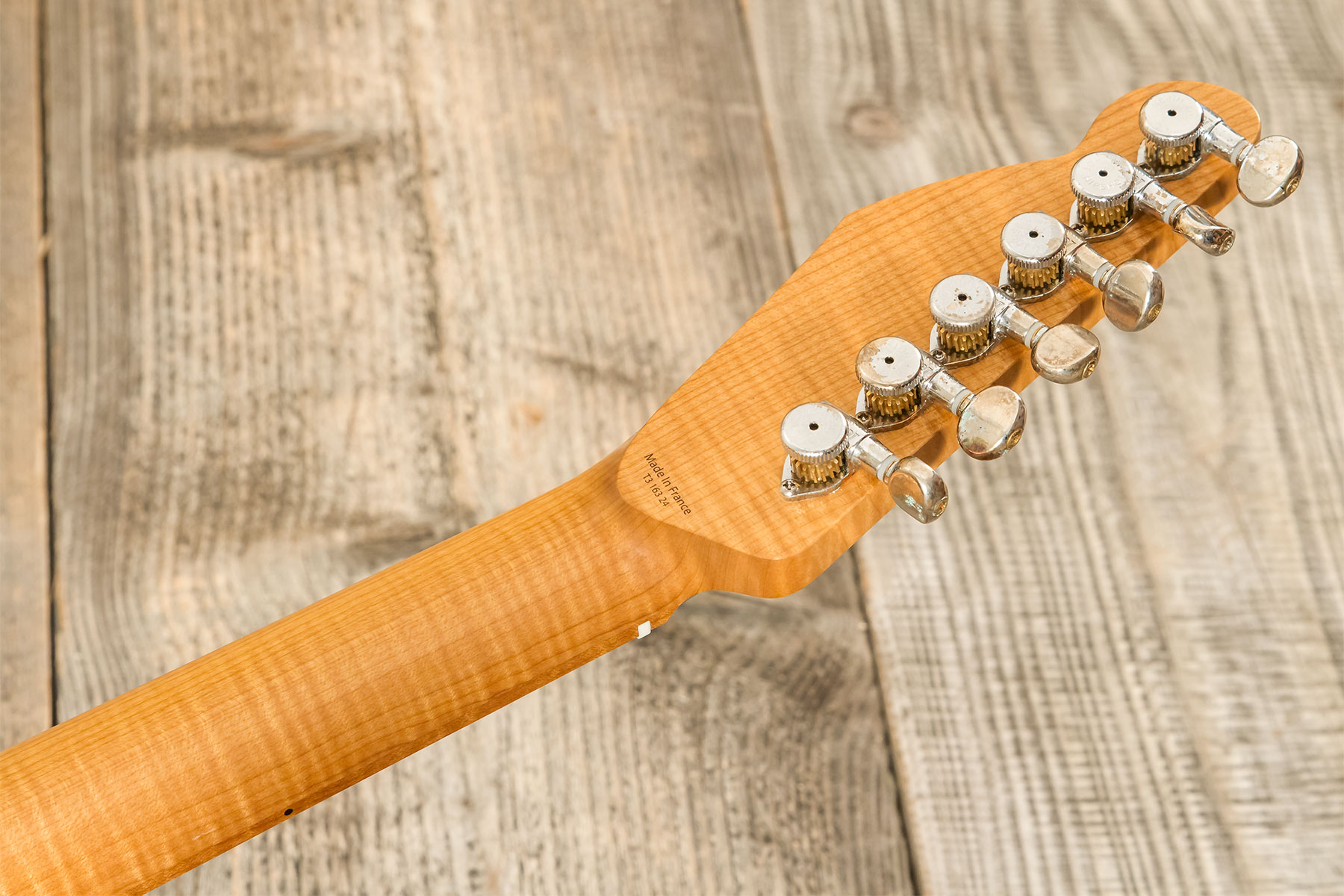 Marceau Guitars Elegante Traditional 2s Ht Mn #t316324 - Soft Relic 3 Tons Burst - E-Gitarre in Teleform - Variation 12