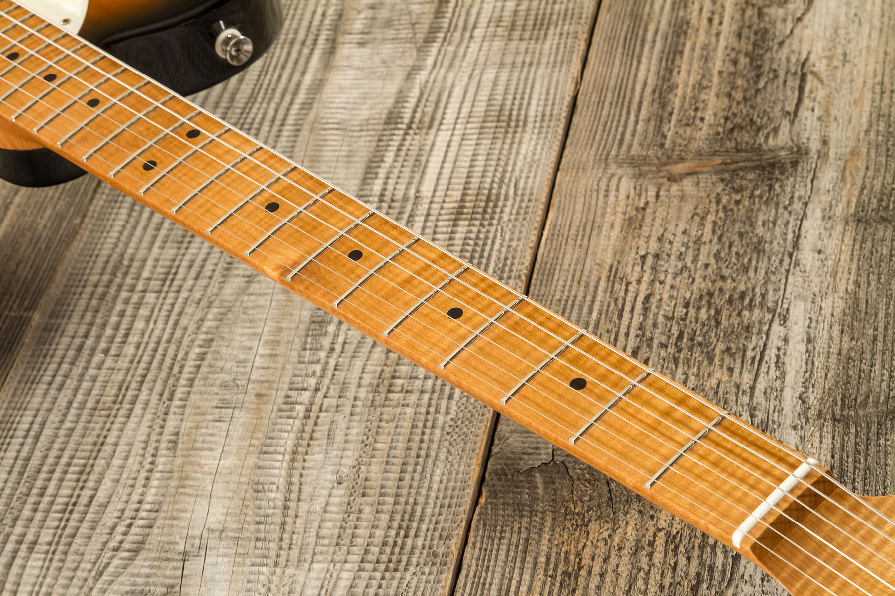 Marceau Guitars Elegante Traditional 2s Ht Mn #t316324 - Soft Relic 3 Tons Burst - E-Gitarre in Teleform - Variation 6