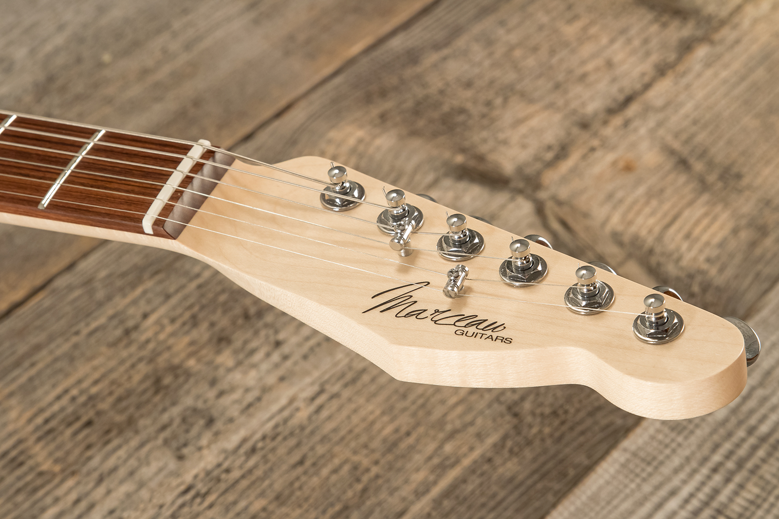 Marceau Guitars Elegante Traditional 2s Ht Pf #t316424 - Natural Satin - E-Gitarre in Teleform - Variation 9