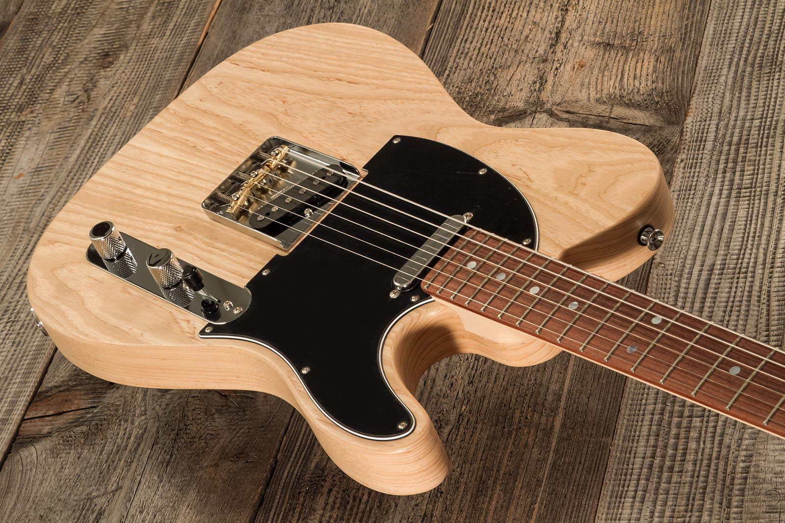 Marceau Guitars Elegante Traditional 2s Ht Pf #t316424 - Natural Satin - E-Gitarre in Teleform - Variation 2