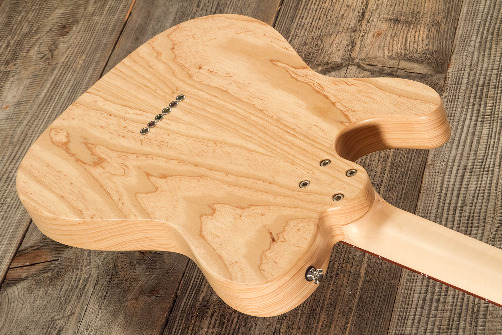 Marceau Guitars Elegante Traditional 2s Ht Pf #t316424 - Natural Satin - E-Gitarre in Teleform - Variation 6