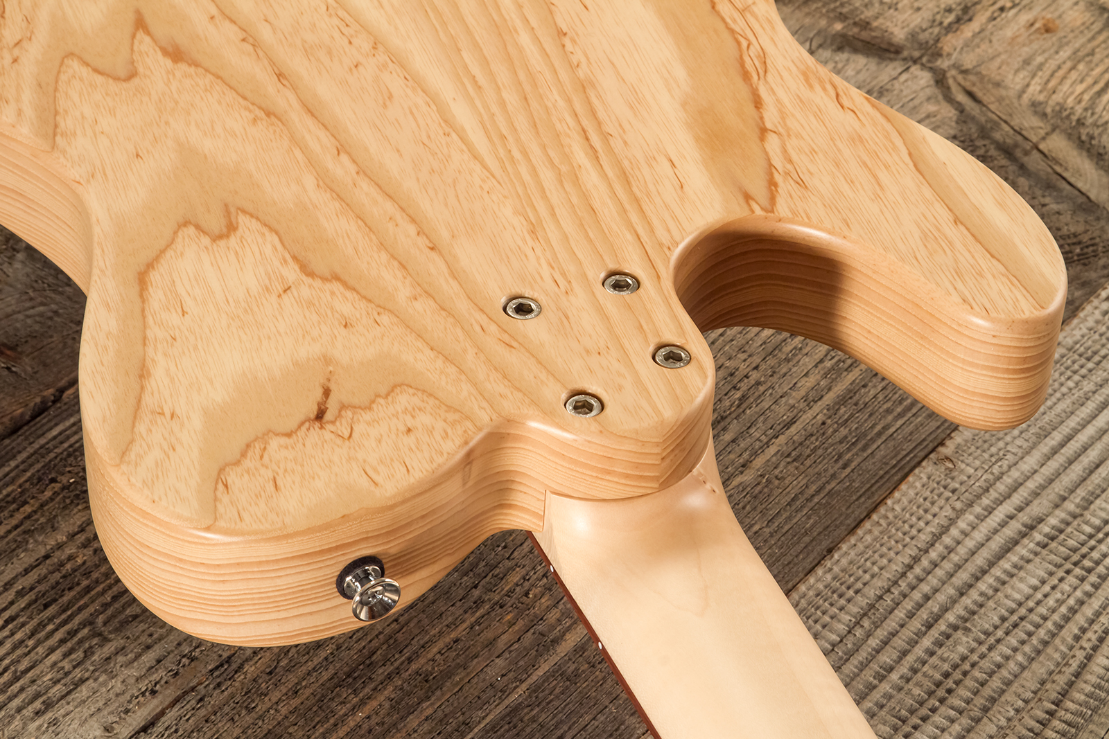 Marceau Guitars Elegante Traditional 2s Ht Pf #t316424 - Natural Satin - E-Gitarre in Teleform - Variation 7
