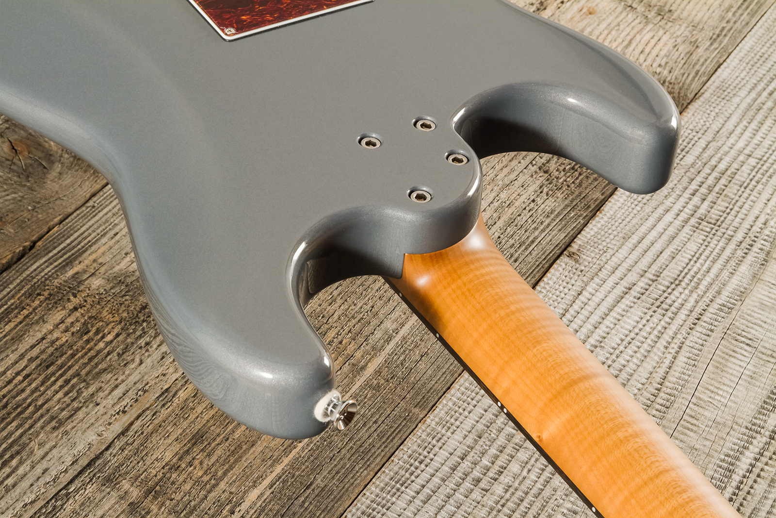 Marceau Guitars Experience Traditional 3s Trem Mn #t226624 - Charcoal - E-Gitarre in Str-Form - Variation 7